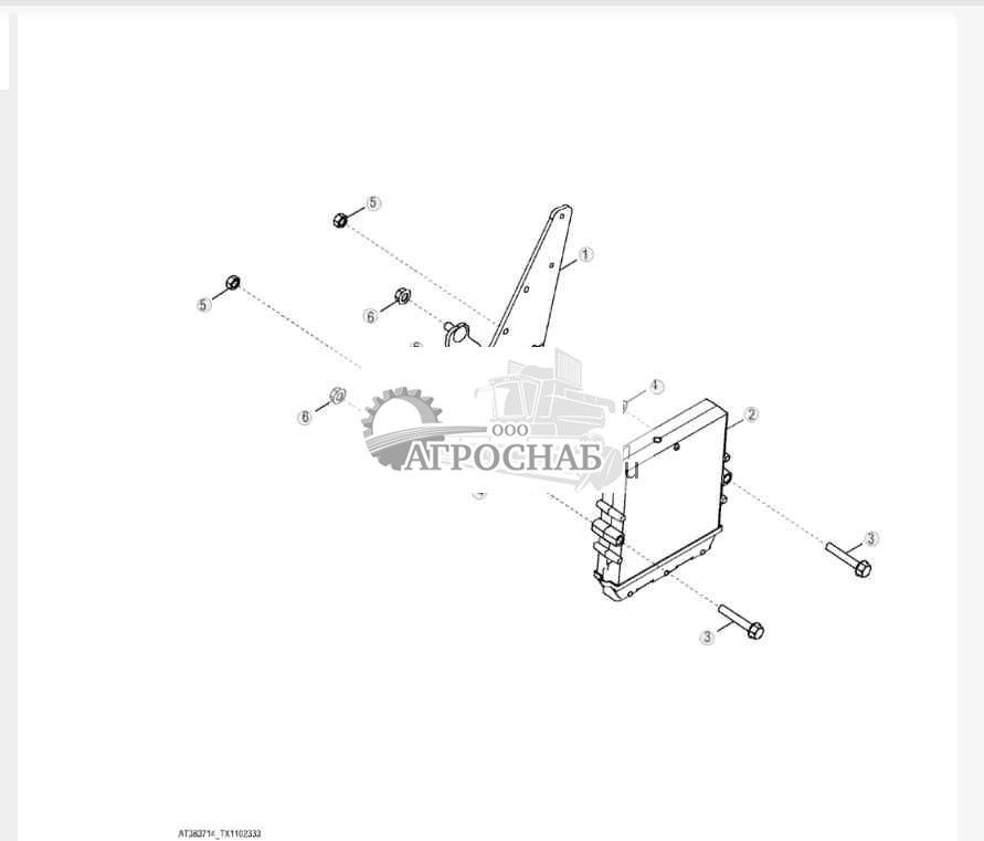 Блок управления двигателем (ECU) (двигатели 4045HT054, 4045HT072, 4045HT086, 4045HT087) 